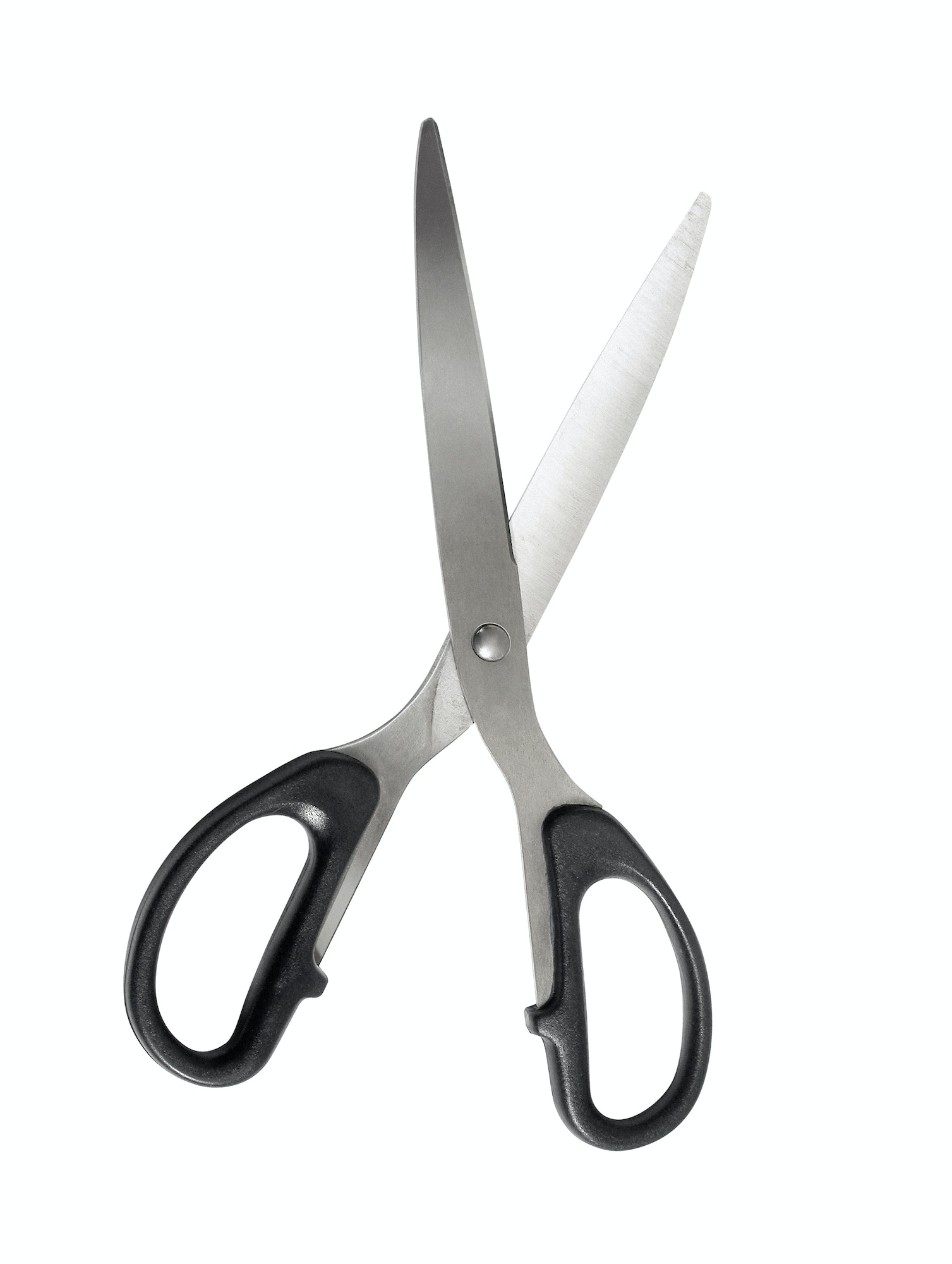 scissors for paper with black handles